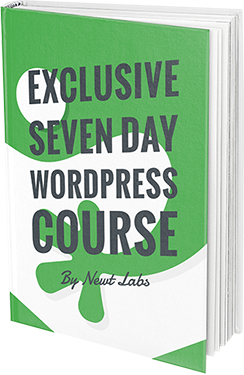 exclusive 7 day WordPress course by newt labs